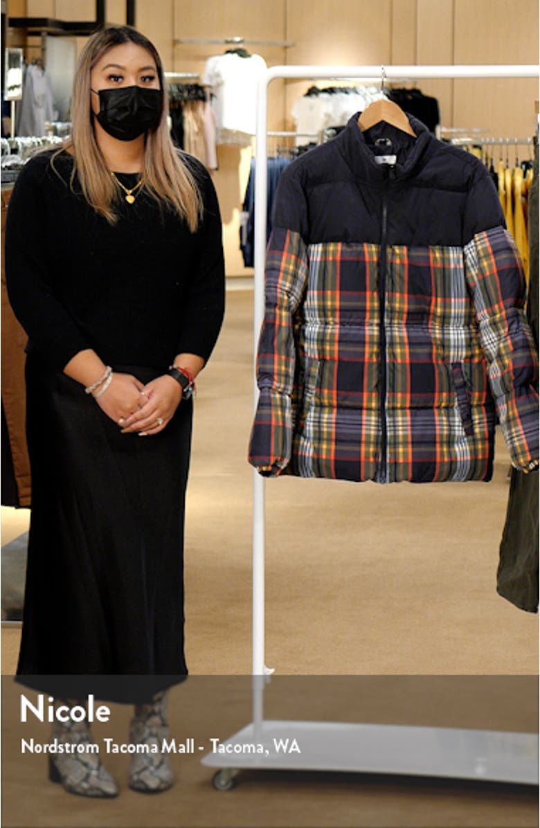 Men's Print Puffer Jacket, sales video thumbnail