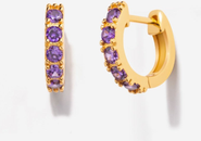 Little Sky Stone Birthstone Huggies