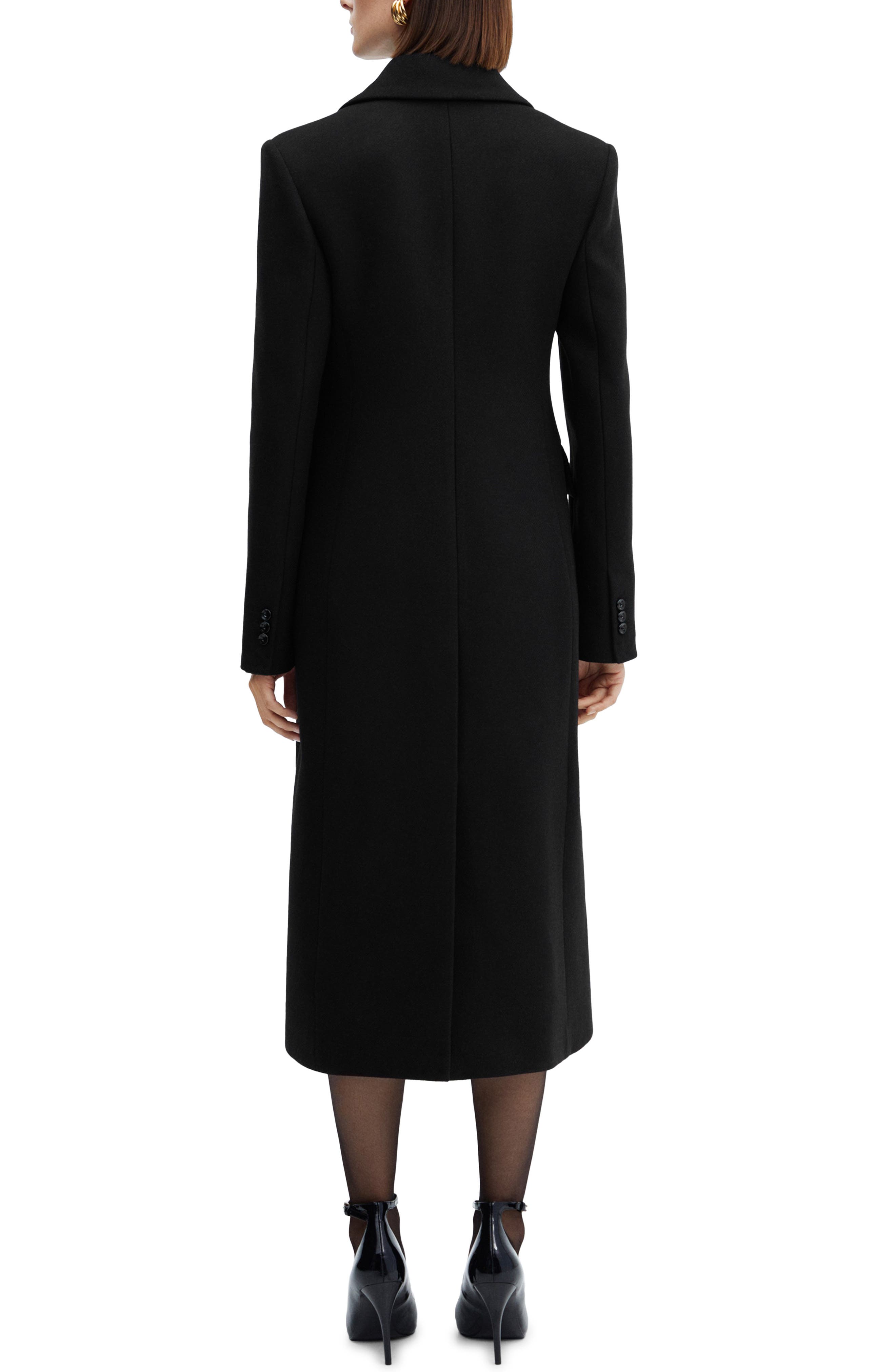 Structured Virgin Wool Blend Coat - image 2