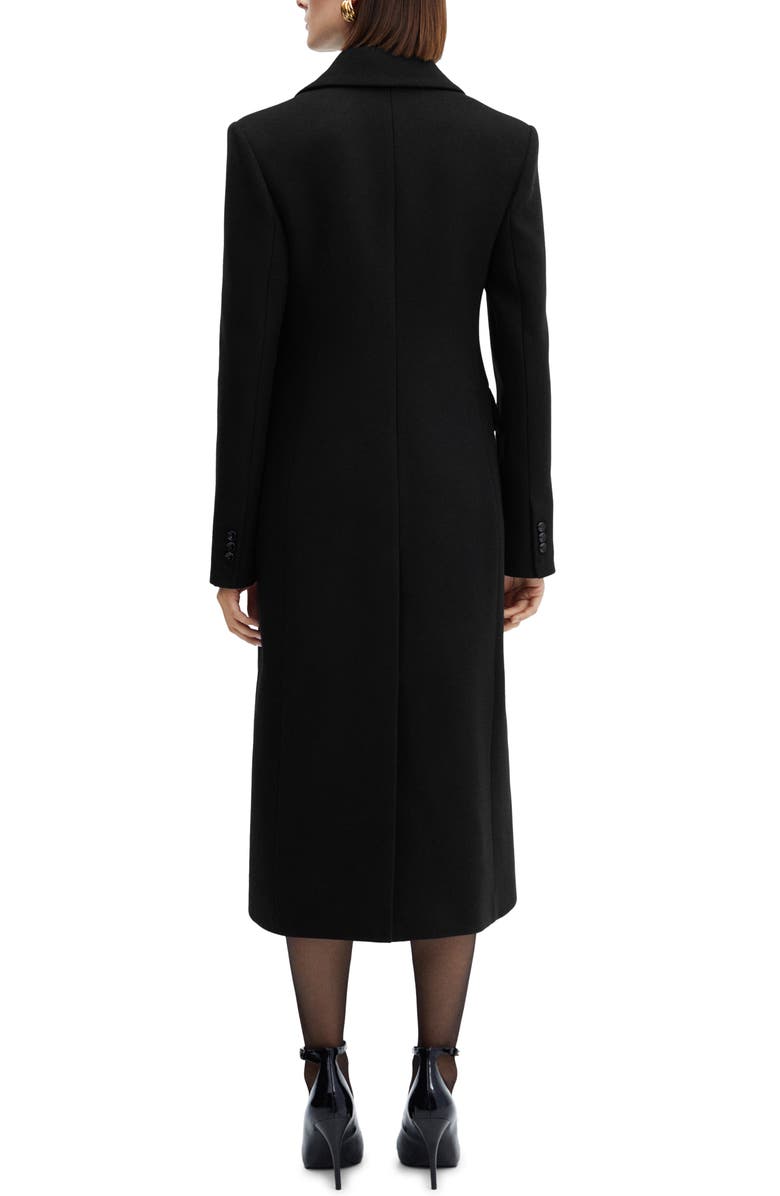 MANGO Structured Virgin Wool Blend Coat, Alternate, color, 