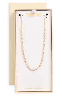 Bezel Set Cubic Zirconia Tennis Necklace