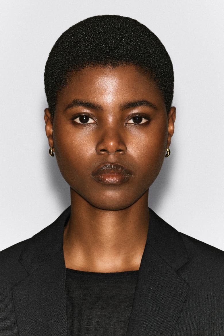 Sculptural Half-hoop Earrings, Alternate, color, GOLD