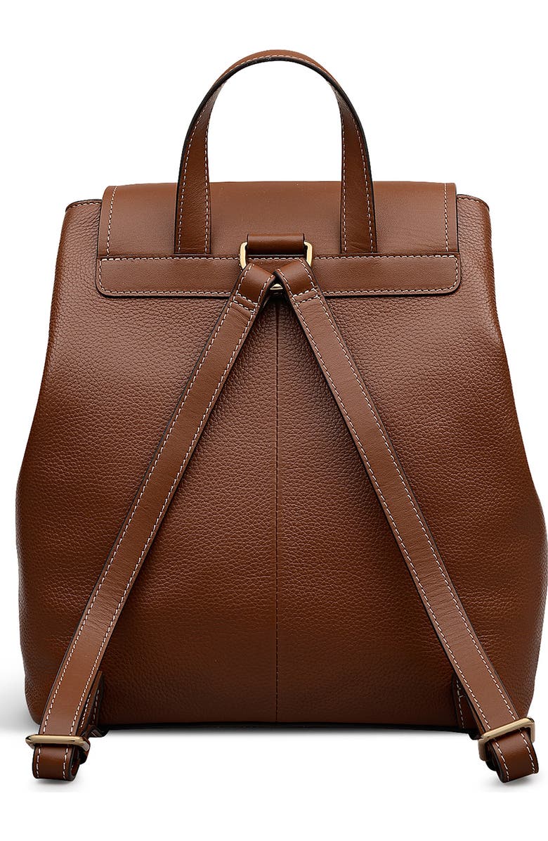 Radley Noble Alley Small Flap Backpack, Alternate, color, Cognac