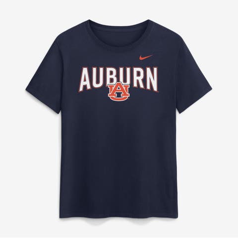 Women's Nike  Navy Auburn Tigers Arch Logo T-Shirt