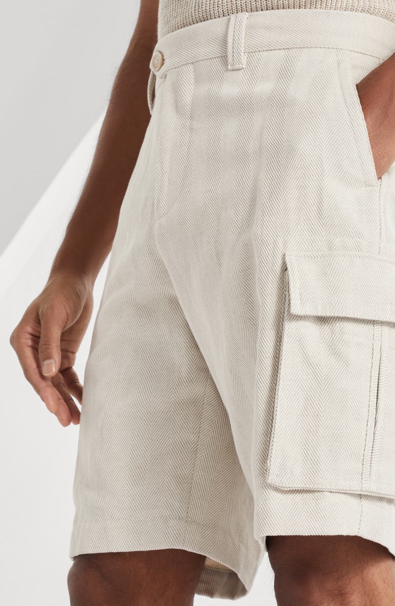 Brunello Cucinelli Bermuda shorts with cargo pockets, Alternate, color, 