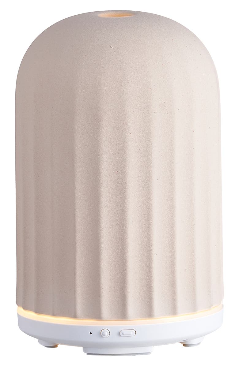SERENE HOUSE Ingrid Beige Ceramic Ultrasonic Diffuser, Alternate, color, Beige