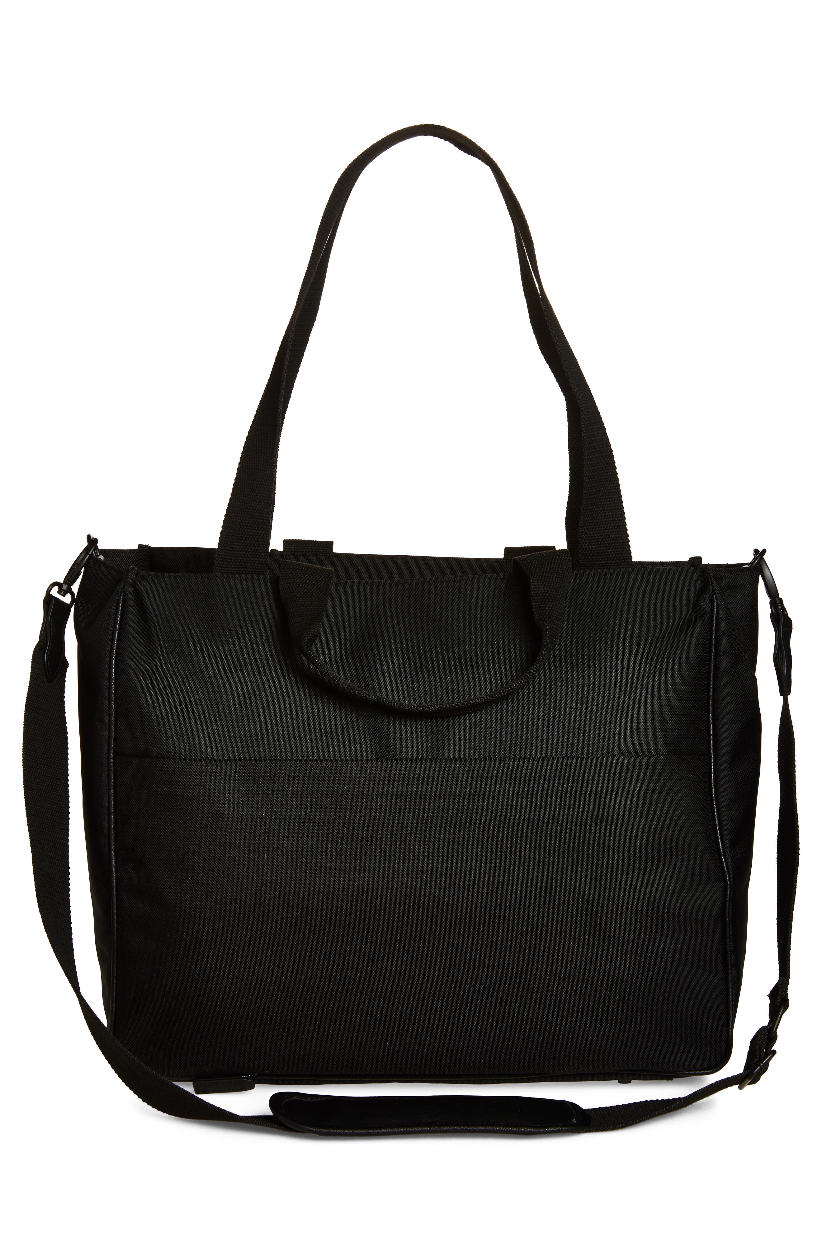Béis The East/West Water Repellent Tote, Alternate, color, Black