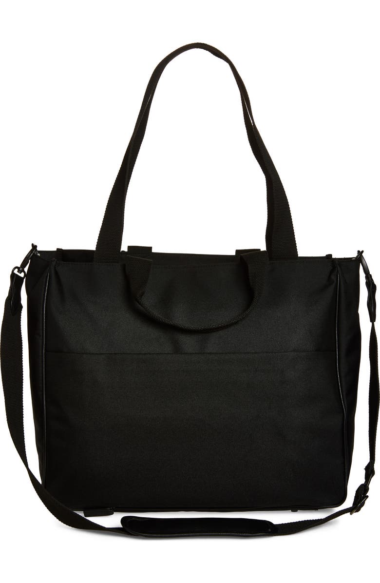 Béis The East/West Water Repellent Tote, Alternate, color, Black