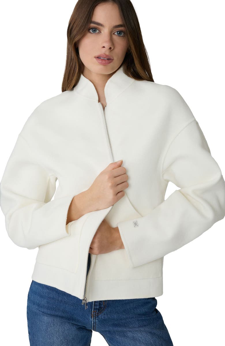 Soia & Kyo Jenny Wool Blend Double Face Soft Shell Jacket, Alternate, color, Powder