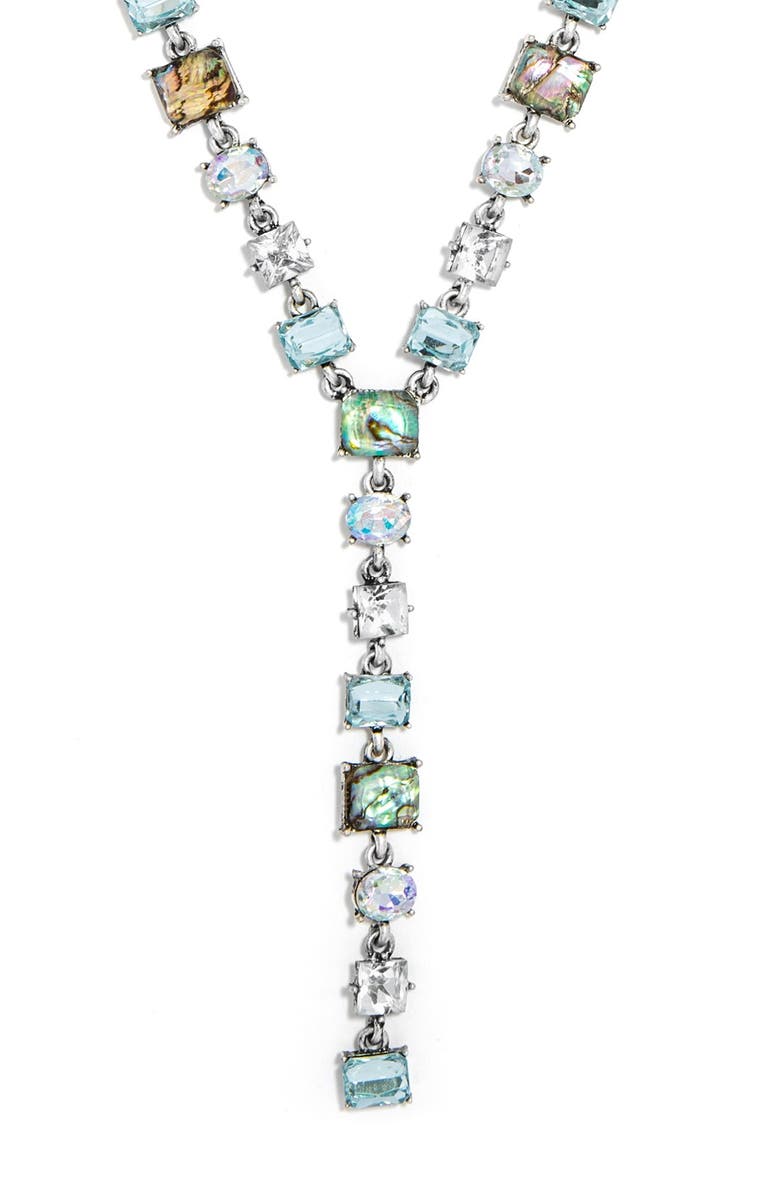 BaubleBar 'Princess Gem' Y-Chain Necklace, Alternate, color, 