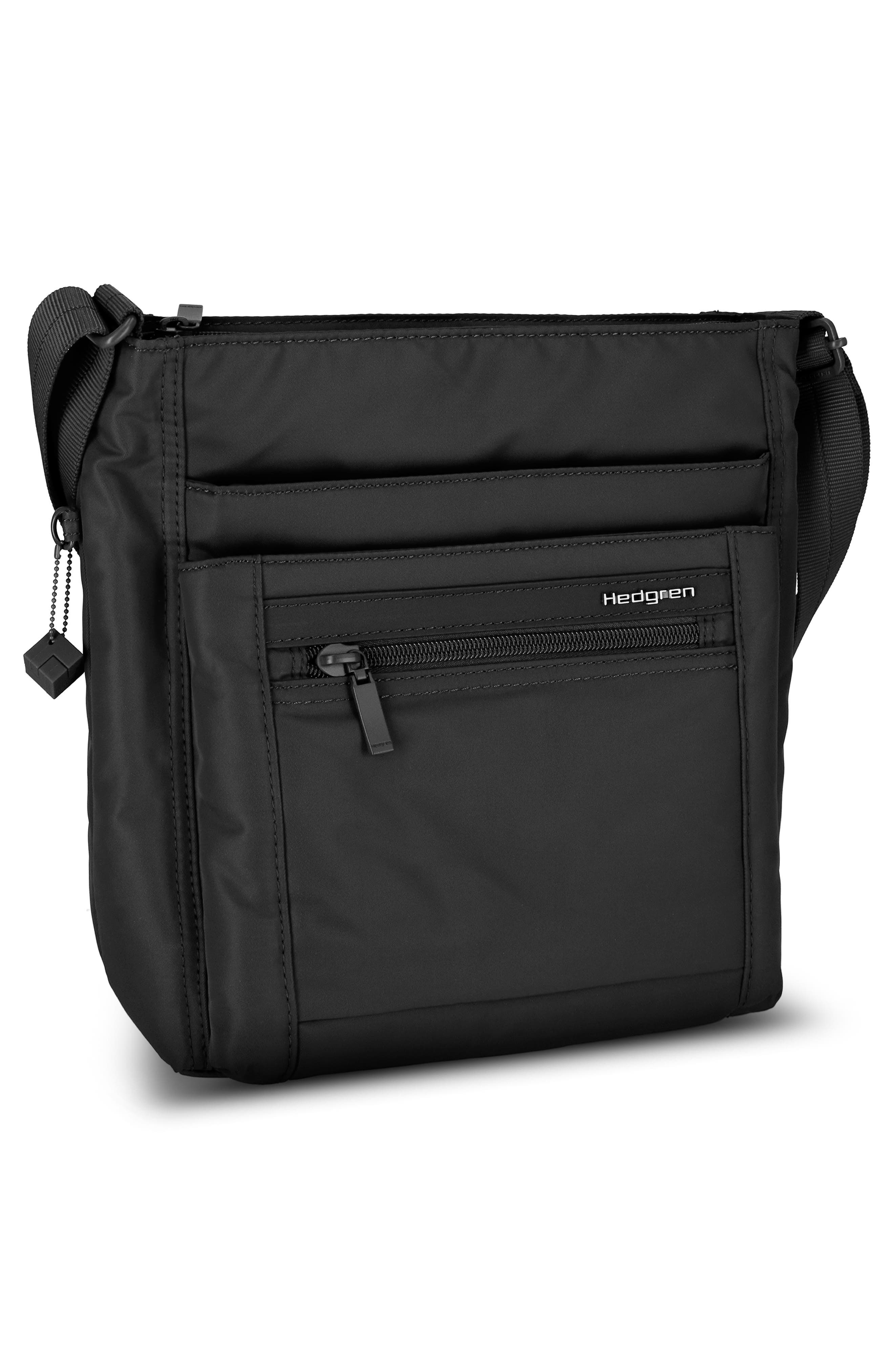 Hedgren Orva RFID Water Repellent Crossbody Bag, Alternate, color, Black