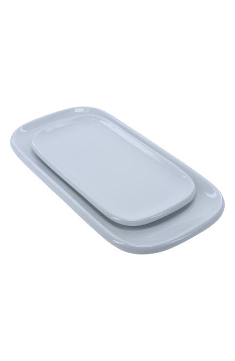 Set of 2 Assorted Impulse Rectangular Platters