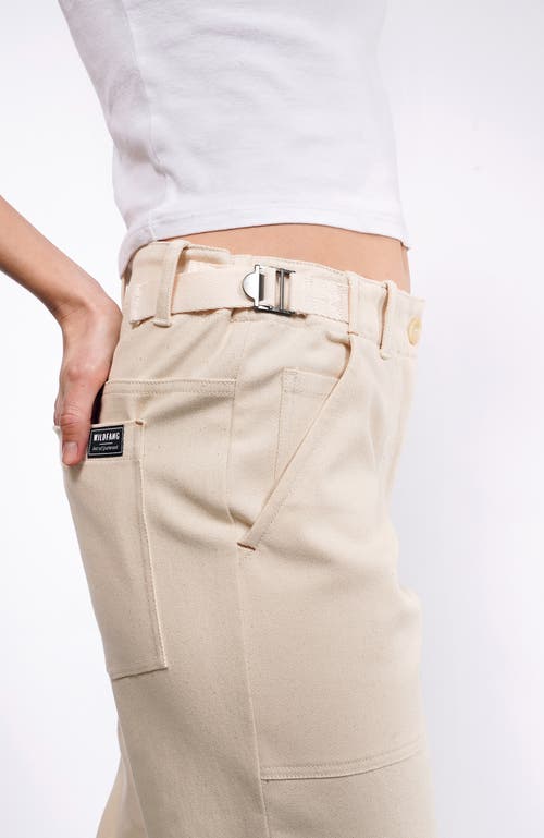 Wildfang Essential Denim Utility Pant In Natural