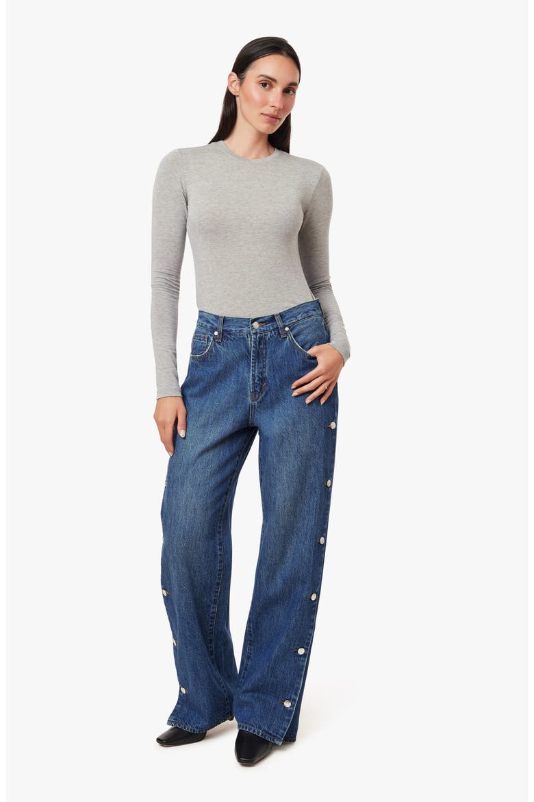 Wythe Relaxed Straight Leg Jeans, Alternate, color, BAY