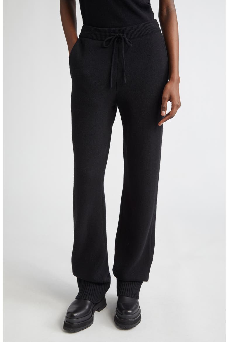Cashmere Joggers, Main, color, BLACK
