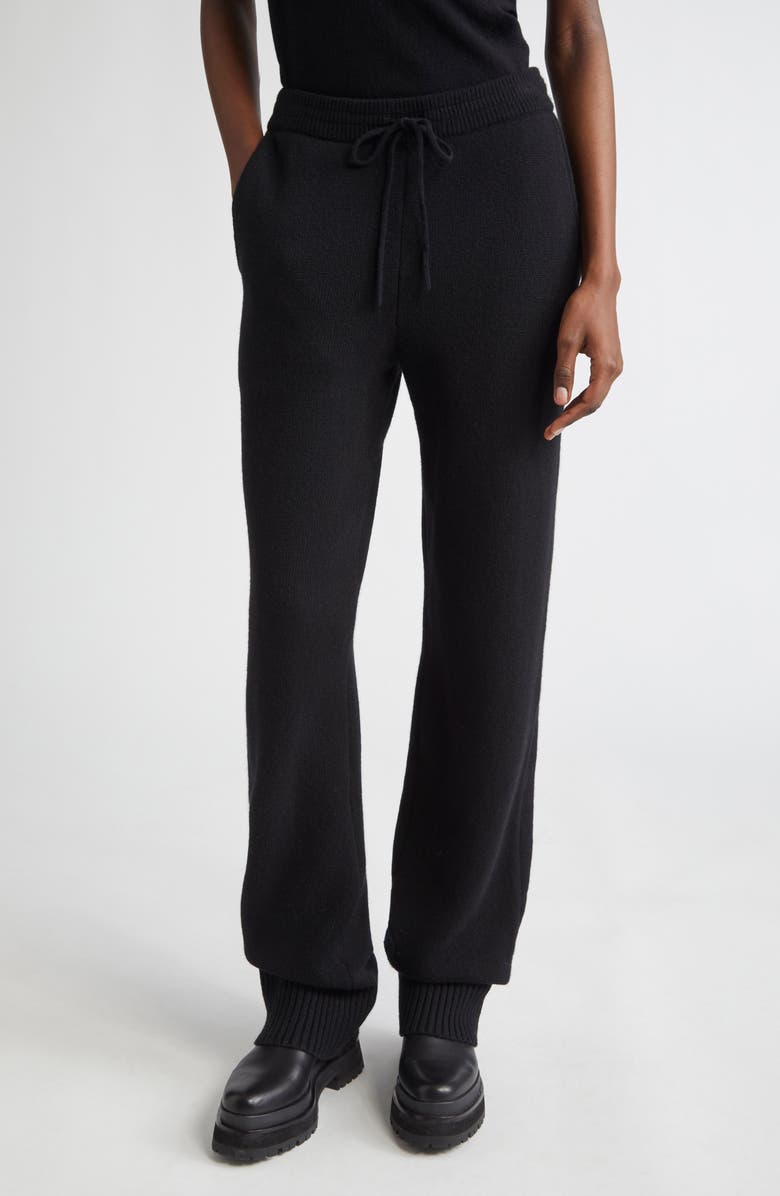 Michael Kors Collection Cashmere Joggers, Main, color, Black