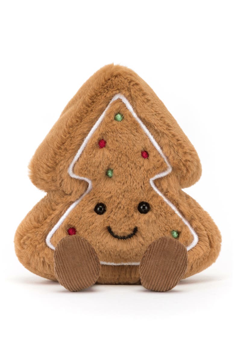 Amuseables Tree Cookie Stuffed Animal, Alternate, color, BROWN