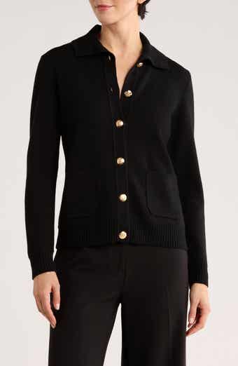 Bruno Magli Merino Wool Cardigan Jacket