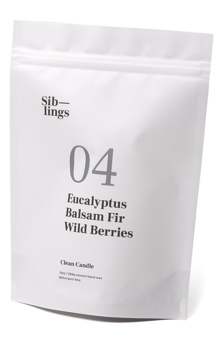 SIBLINGS No 04 Balsam Refillable Candle, Main, color, Eucalytpus Balsam