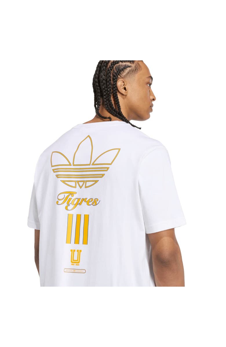 adidas Men's adidas White Tigres UANL Terrace Icons Collection Graphic T-Shirt, Alternate, color, White
