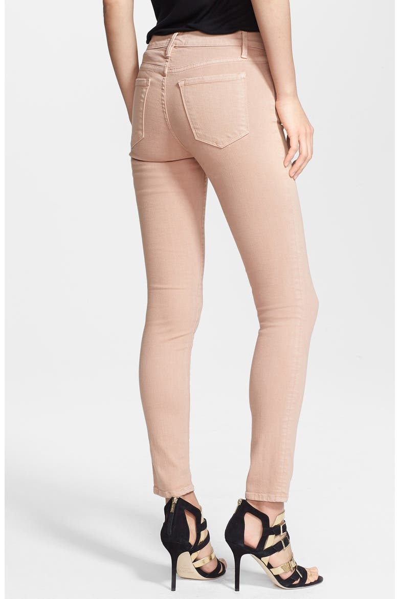 Le Color Skinny Jeans, Alternate, color, NUDE