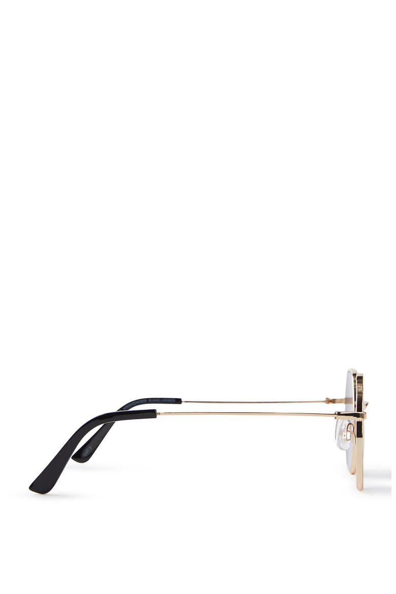 Men's The Weekender Sunglasses, Alternate, color, Gold Black Black Blue Smoke