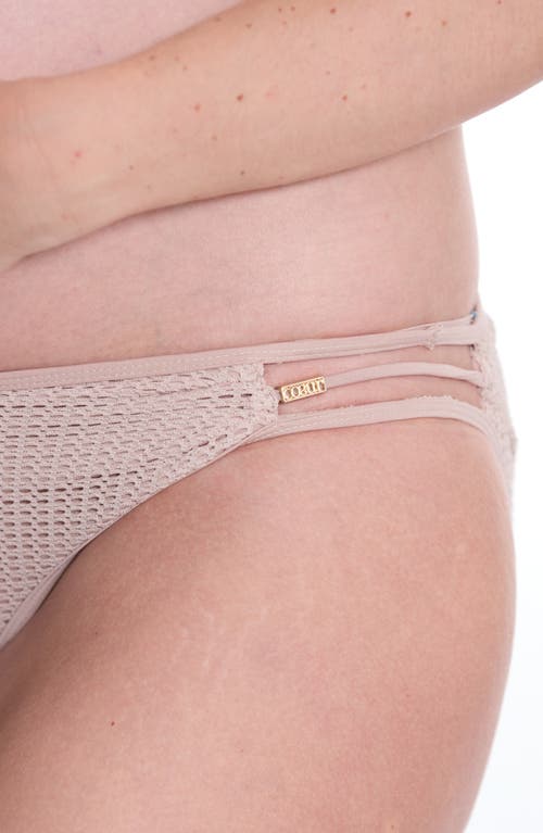 Cache Coeur Milos Two-piece Maternity Swimsuit In Beige