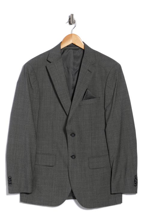 Slim Fit Stretch Knit Sport Coat (Short, Regular & Long)