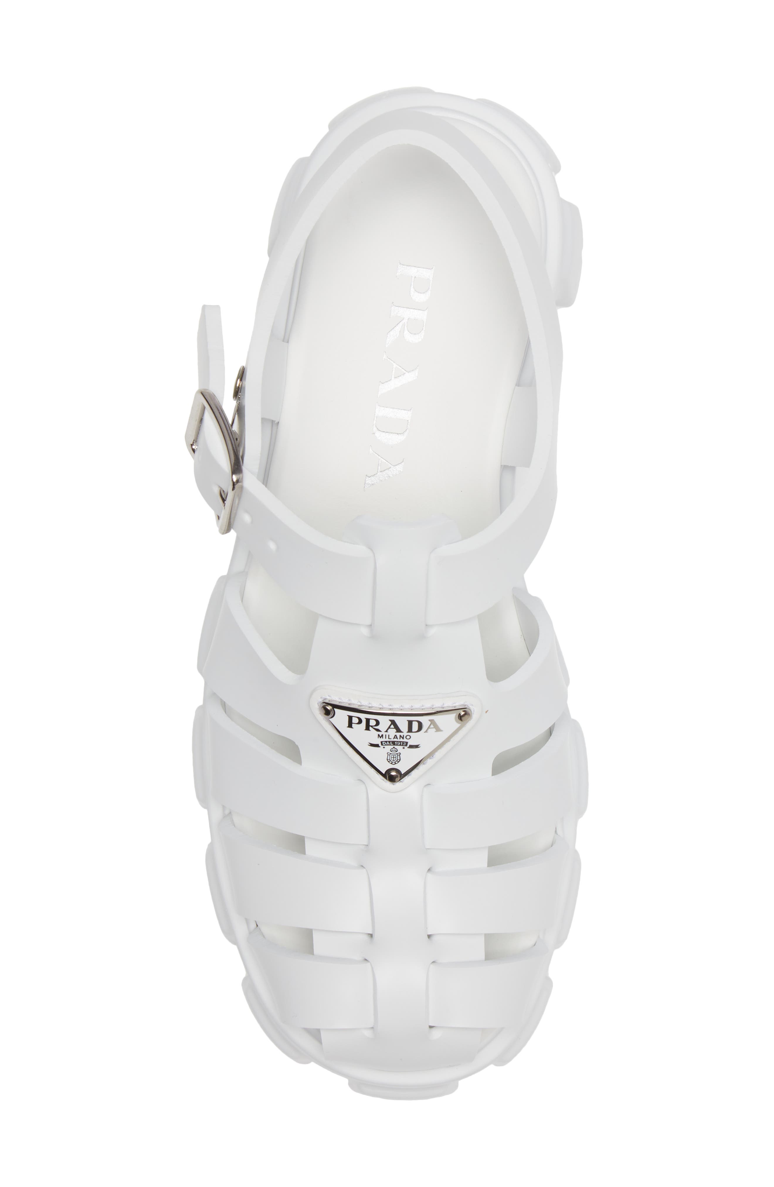 Monolith Platform Fisherman Sandal, Alternate, color, BIANCO