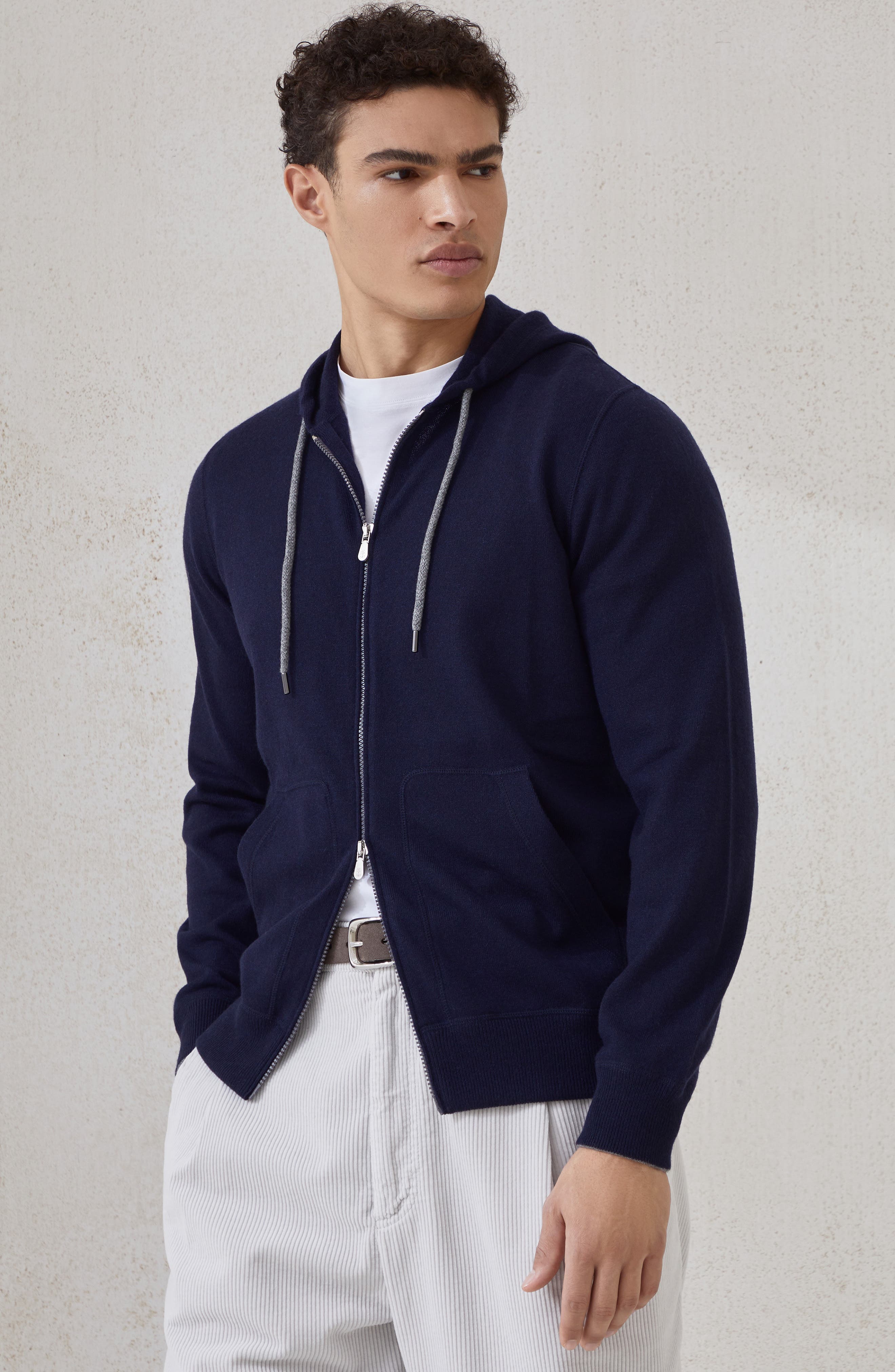 Sweatshirt-style cardigan - image 2