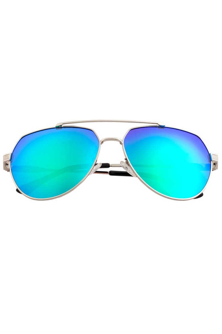 Costa Polarized Sunglasses, Alternate, color, Silver/Blue-Green
