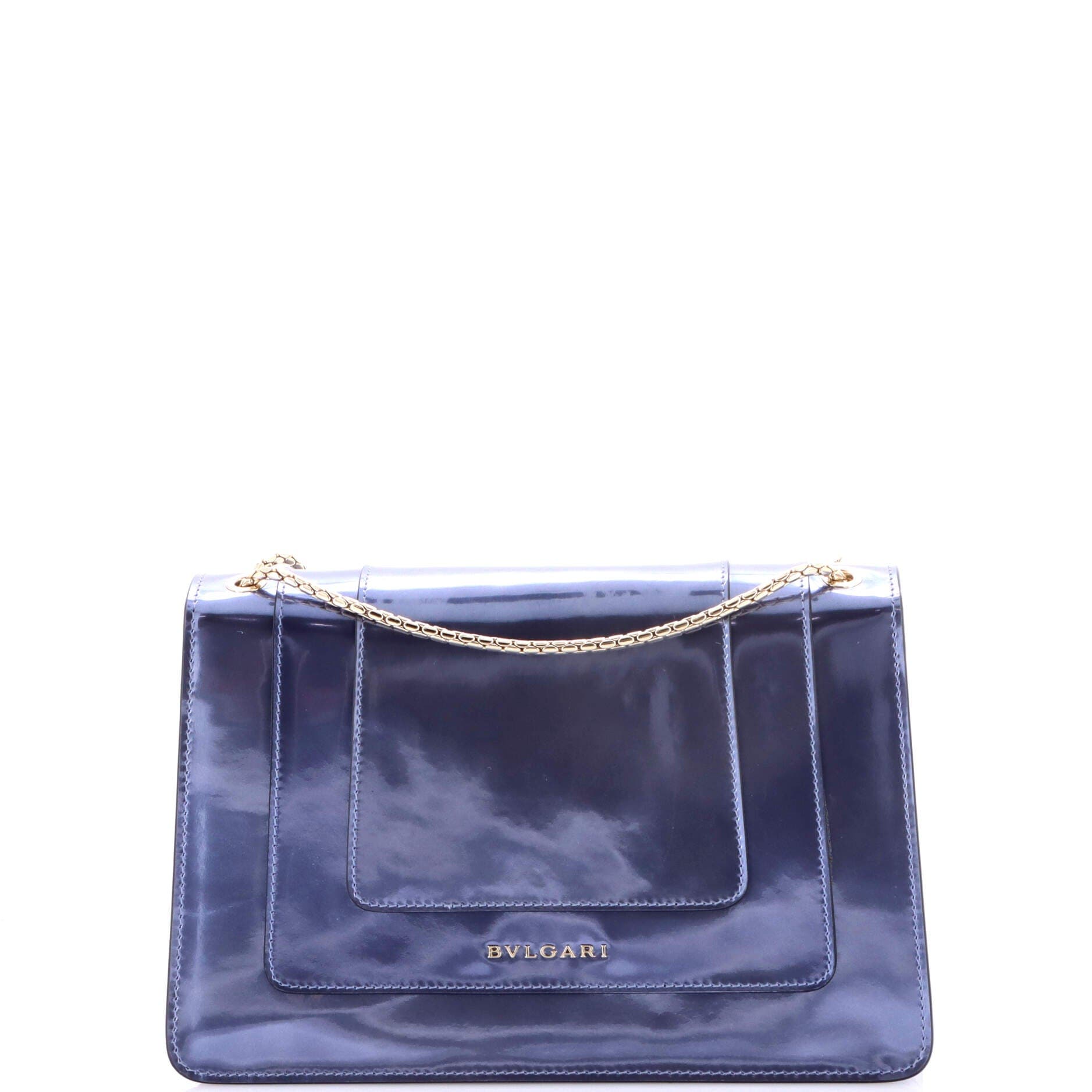 Serpenti Forever Shoulder Bag Patent Medium, Alternate, color, Purple