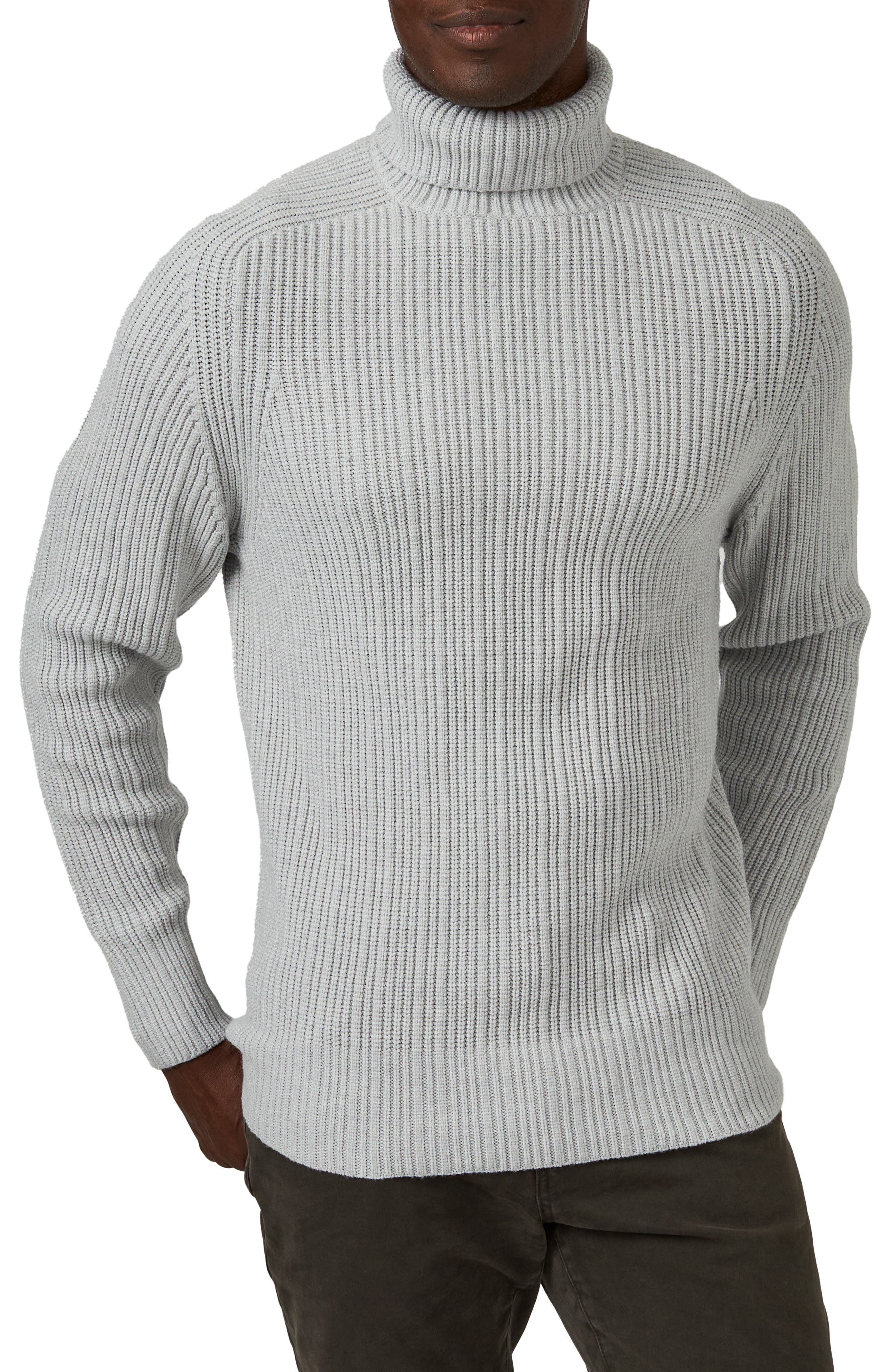mens light grey turtleneck