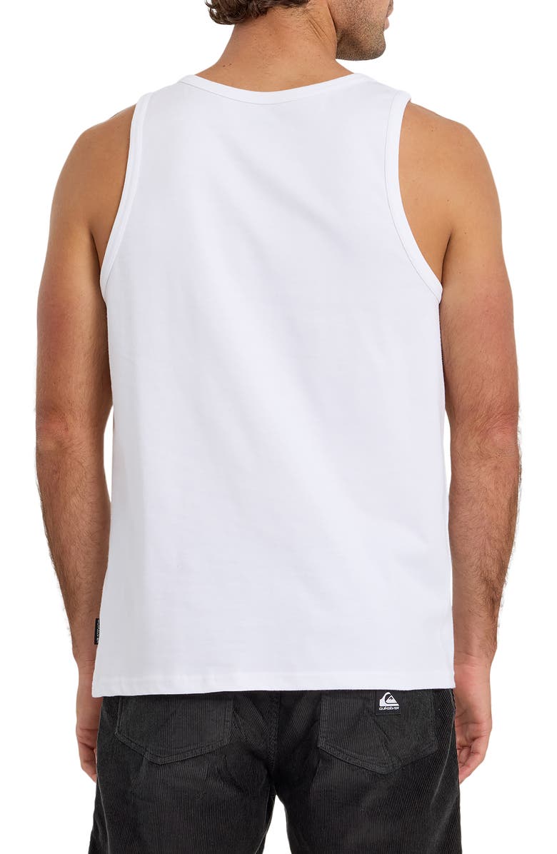 Quiksilver Floater Stripe Tank, Alternate, color, White