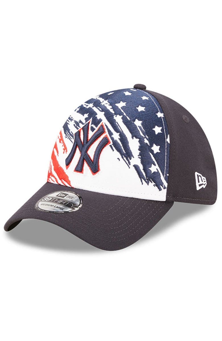 New Era Men's New Era Navy New York Yankees 2022 4th of July 39THIRTY Flex Hat, Main, color,