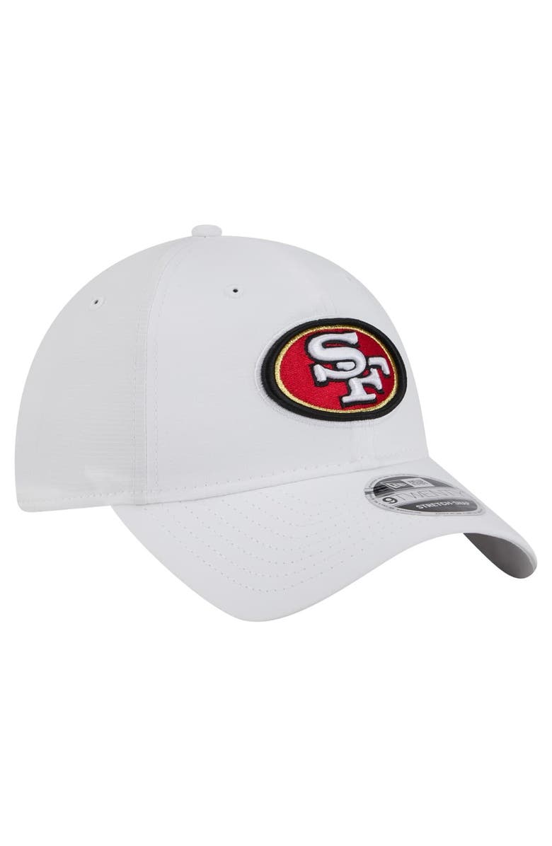 New Era Men's New Era White San Francisco 49ers Active Ripstop 9TWENTY Stretch-Snap Hat, Alternate, color, 
