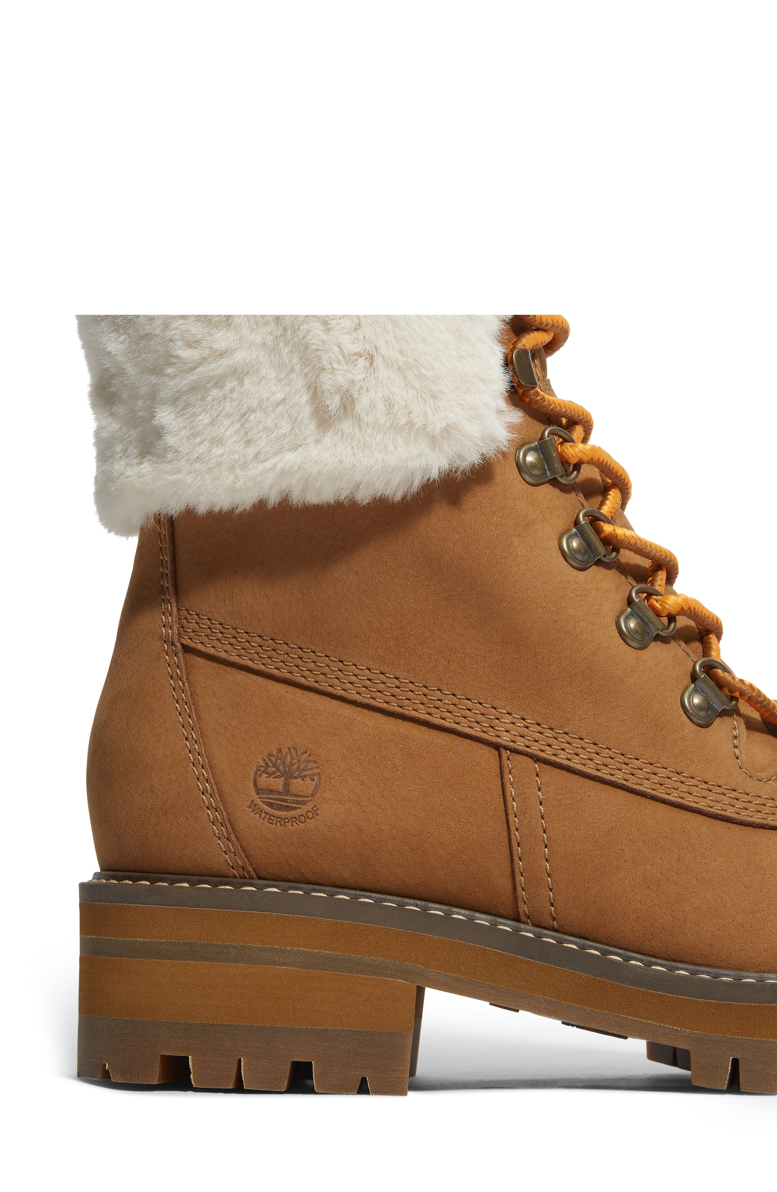 Timberland Courmayeur Valley 6-Inch Faux Fur Lined Waterproof Boot, Alternate, color, 