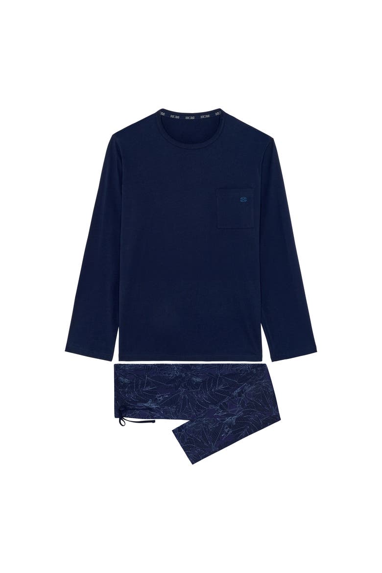 Kenny Long Sleepwear, Main, color, Navy Print