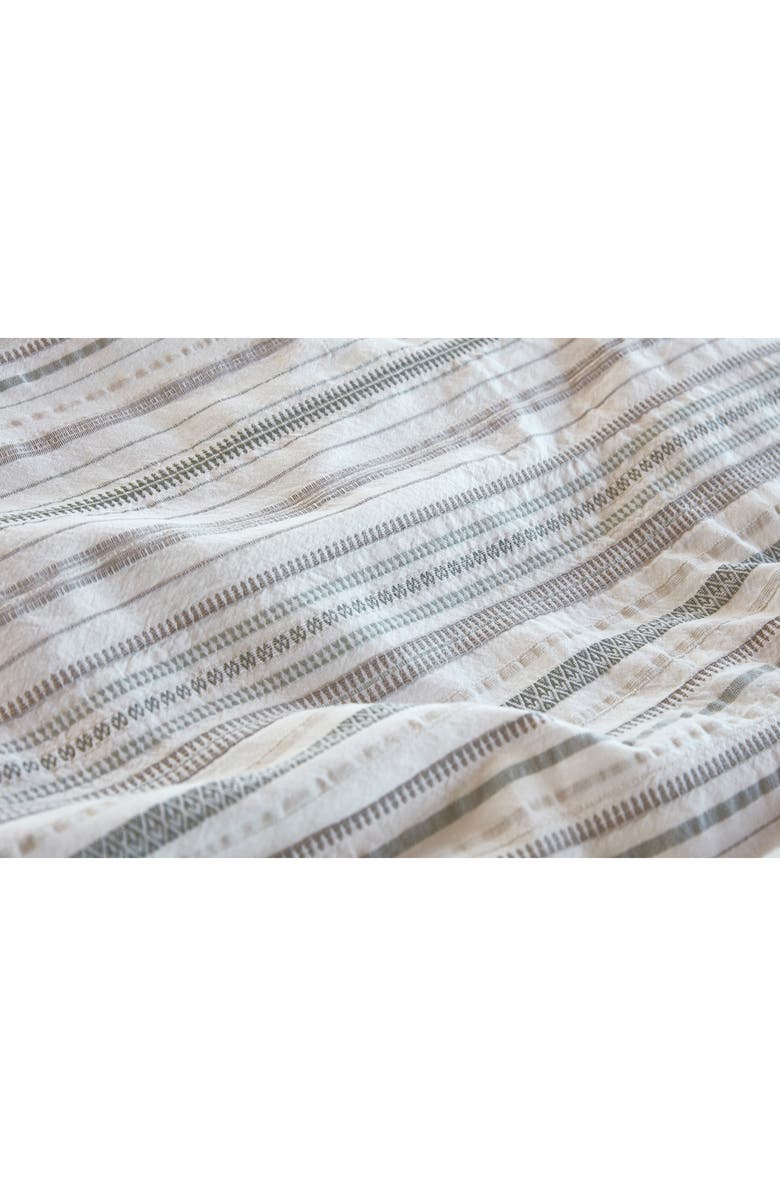 Coyuchi Geo Cove Organic Cotton Duvet Cover, Alternate, color, 