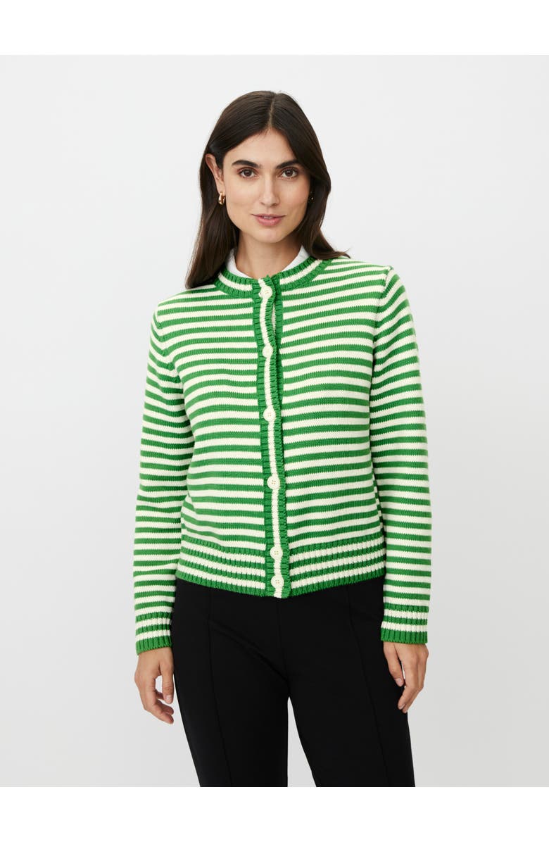 Masai Copenhagen MaLucanja Striped Cardigan, Main, color, Mint Green