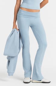 SKIMS Cotton Jersey Foldover Pants