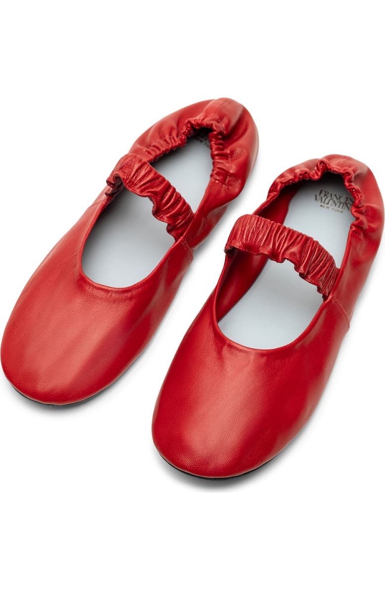 Frances Valentine Eloise Ballet Flat, Main, color, Red
