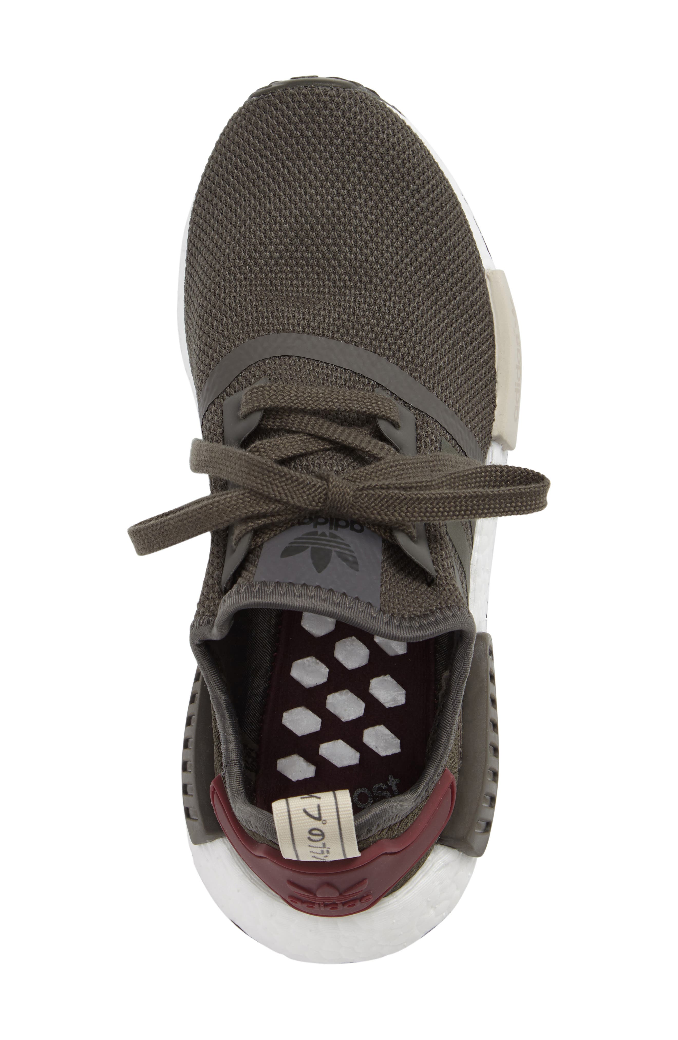 'NMD Runner' Athletic Shoe, Alternate, color, UTILITY GREY/ MAROON