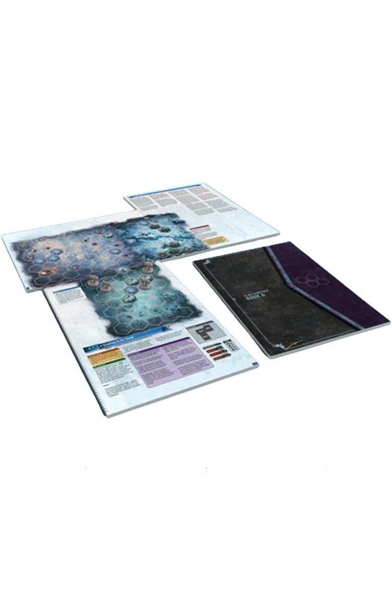 Frosthaven Play Surface Books Set Of 4, Strategy Board Game Accessory, Alternate, color, Multicolored