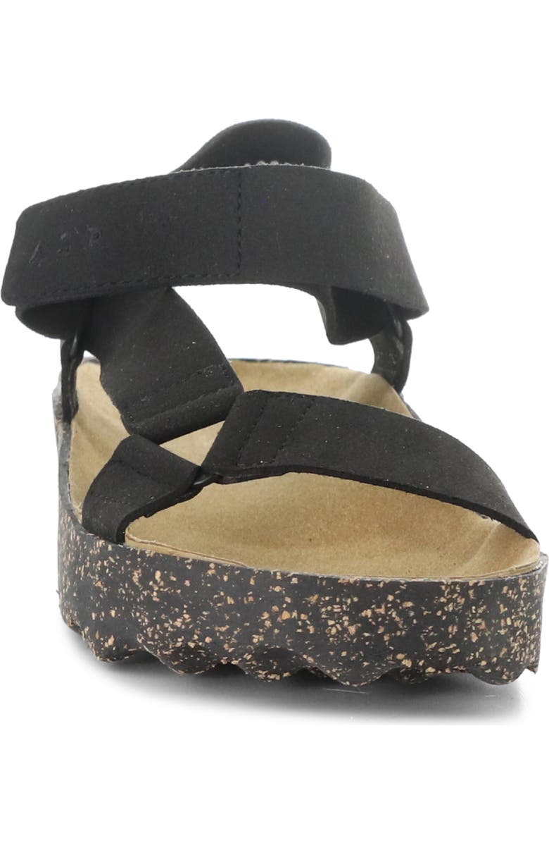 Asportuguesas by Fly London Clew Sandal, Alternate, color, Black