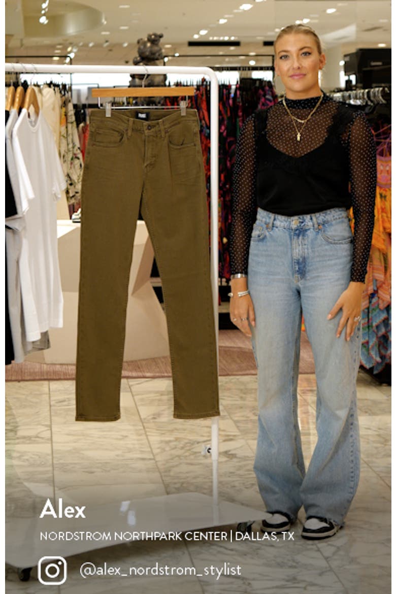 Transcend Lennox Slim Tapered Leg Five Pocket Pants video