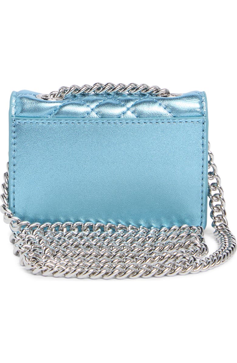 KG Kurt Geiger Micro Brixton Quilted Shoulder Bag, Alternate, color, Medium Blue