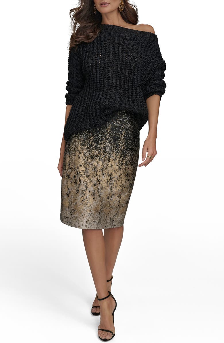 Donna Karan New York Open Stitch Sweater, Alternate, color, 