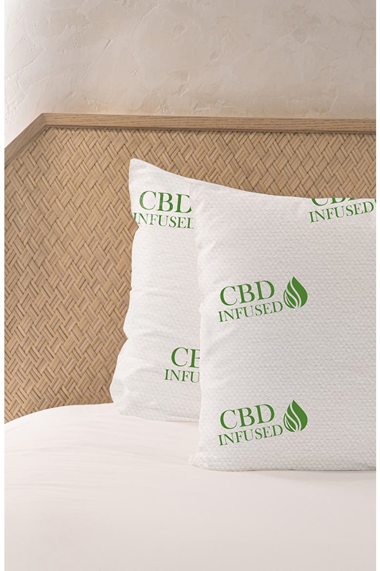 2-Pack Infused Memory Foam Pillows, Alternate, color, CBD