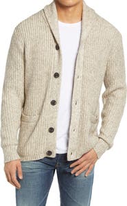 Schott NYC Heavyweight Shawl Collar Cardigan
